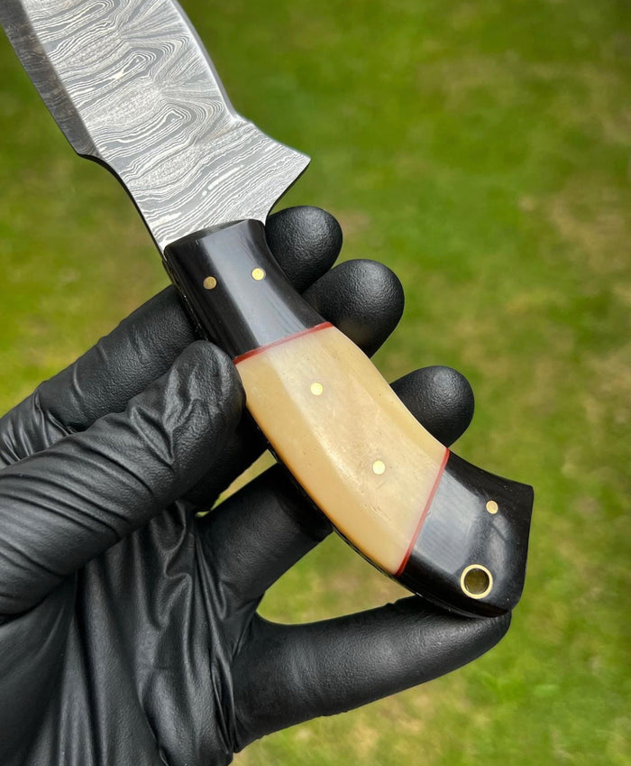 Handmade Damascus Steel Hunting Knife cskforged