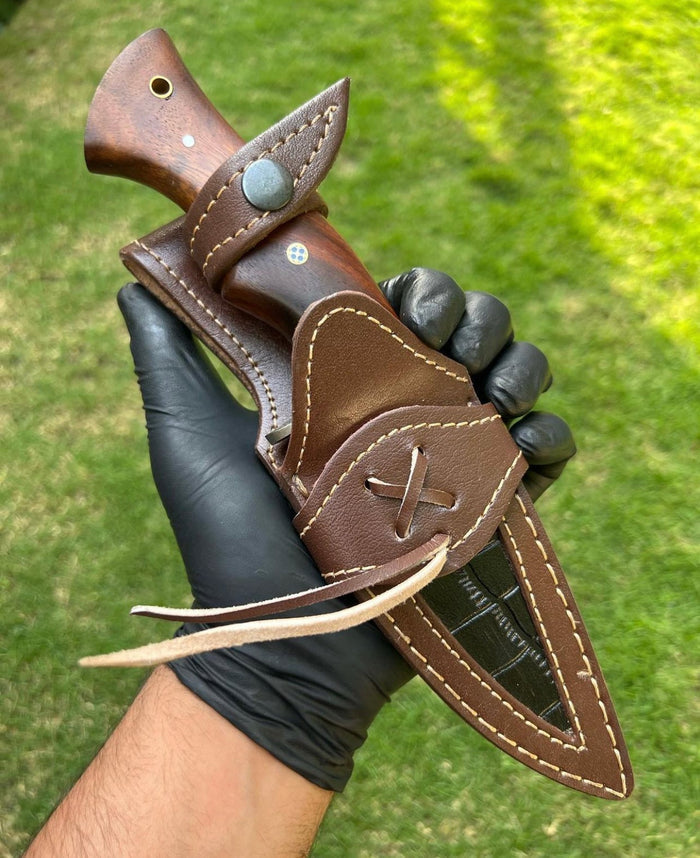 Handmade Damascus Steel Hunting Knife cskforged