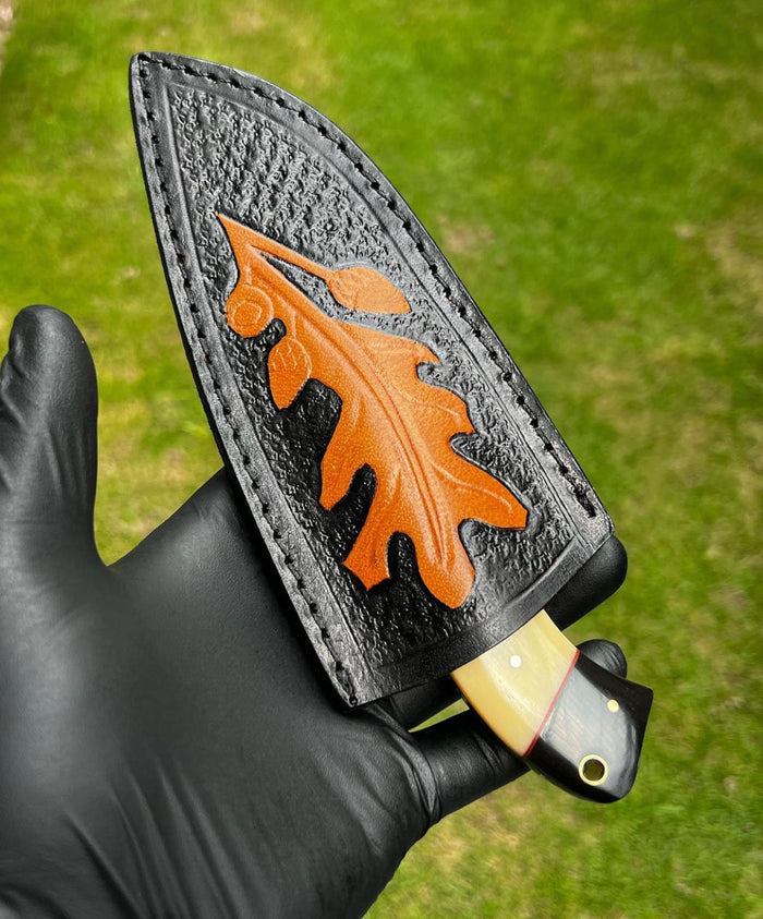 Handmade Damascus Steel Hunting Knife cskforged