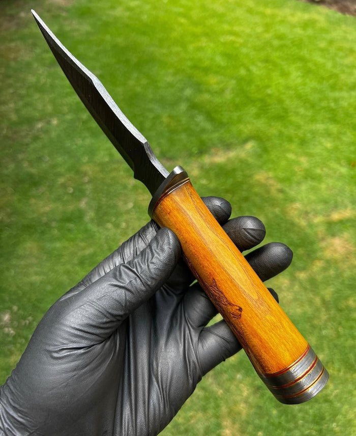 Handmade Damascus Steel Hunting Knife cskforged