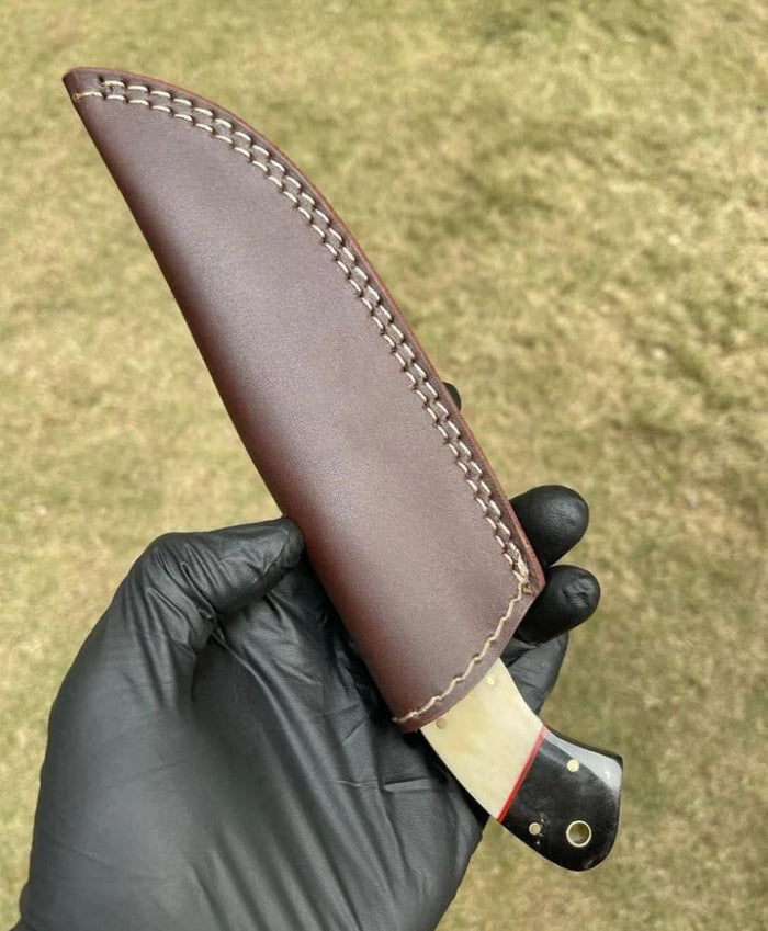 Handmade Damascus Steel Hunting Knife cskforged