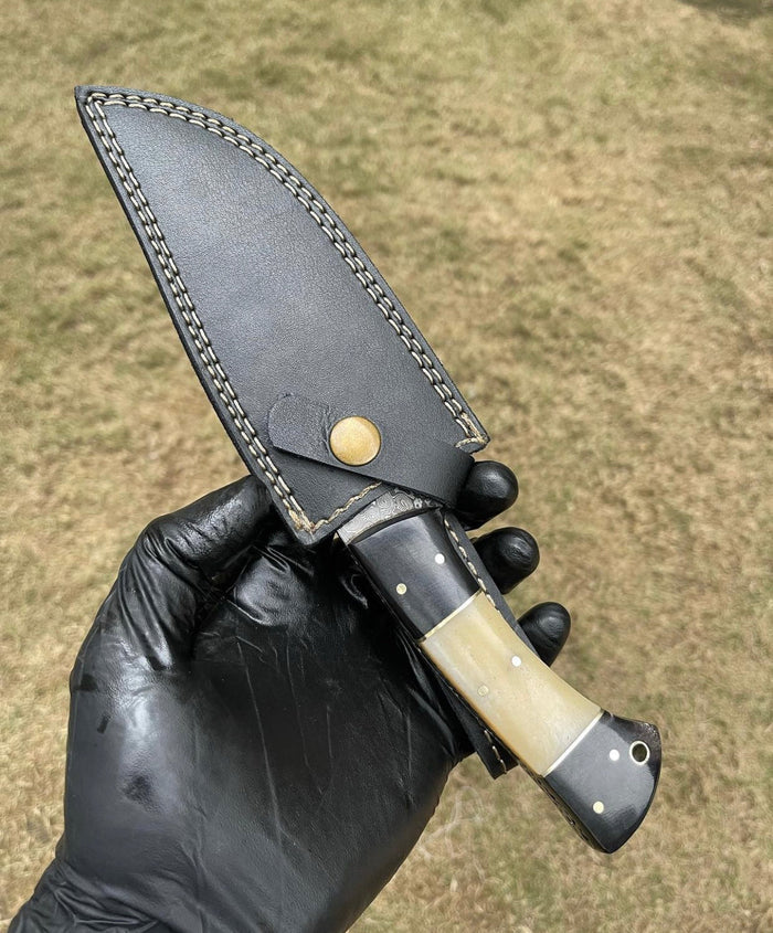 Handmade Damascus Steel Hunting Knife cskforged