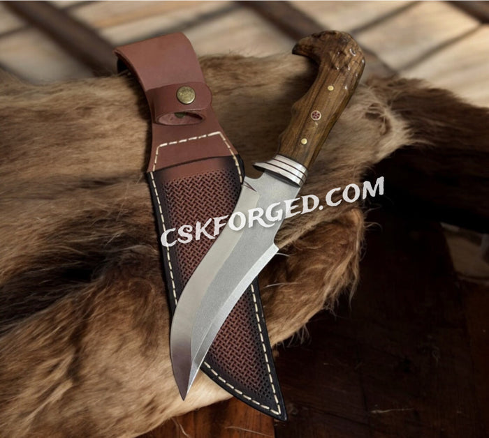 Handmade Eagle Head Hunting Knive cskforged