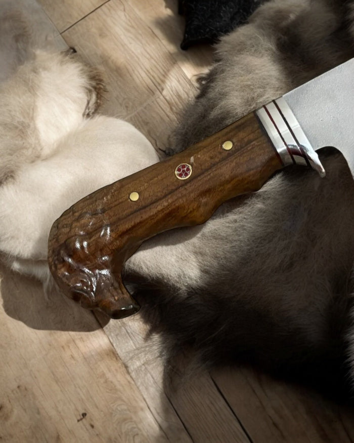 Handmade Eagle Head Hunting Knive cskforged