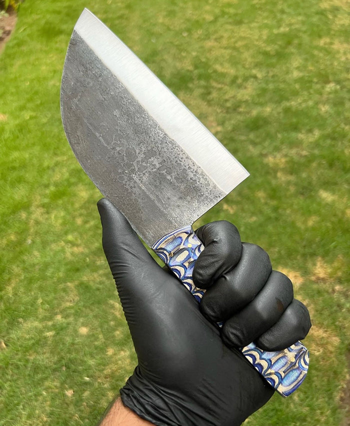 Handmade high carbon steel chef chopper cleaver cskforged