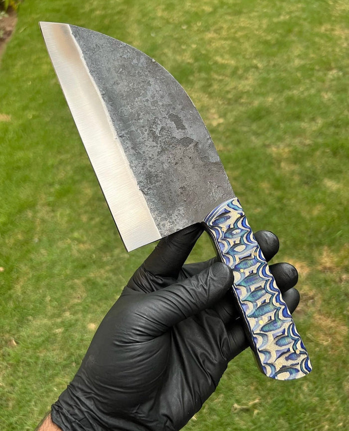 Handmade high carbon steel chef chopper cleaver cskforged
