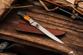 Handmade Legacy Damascus Fishing Knife with Pkka Wood Handle cskforged