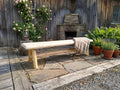 Handmade Solid Wooden Bench Cedar Creek Rustic Furniture