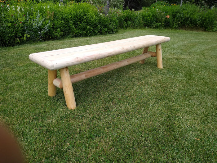 Handmade Solid Wooden Bench Cedar Creek Rustic Furniture