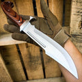 Handmade Survival Rambo Bowie Knife cskforged