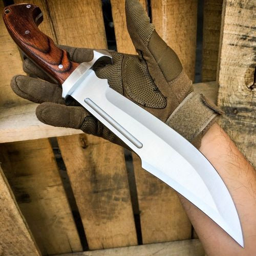 Handmade Survival Rambo Bowie Knife cskforged