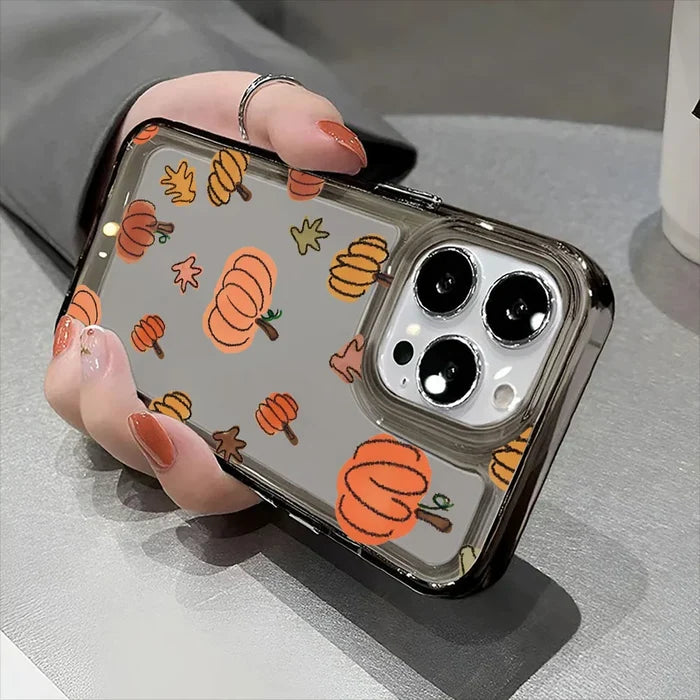 Happy Halloween Pumpkin Clear Phone Case For iPhone PhoneShells