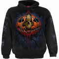 HEADLESS - Hoody Black Spiral USA