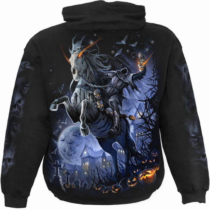 HEADLESS - Hoody Black Spiral USA