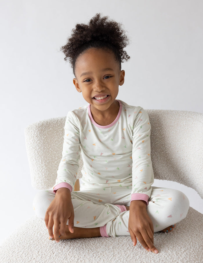 Heart Bamboo Kids Pajama Set Elevated Faith