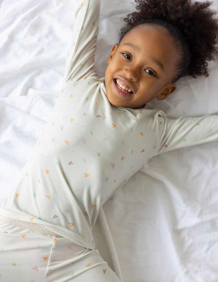Heart Bamboo Kids Pajama Set Elevated Faith