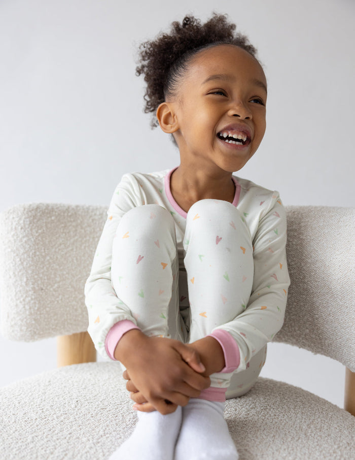 Heart Bamboo Kids Pajama Set Elevated Faith