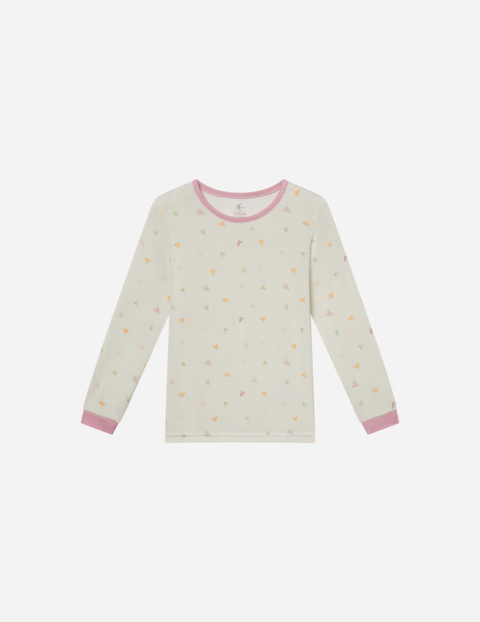Heart Bamboo Kids Pajama Set Elevated Faith