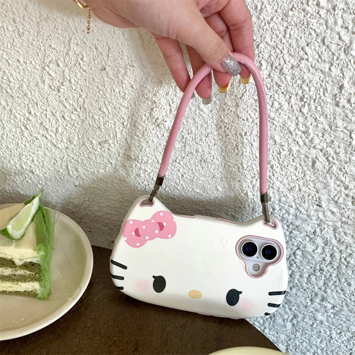 Hello Kitty Glasses Cute Pink Bow Lovely Phone Case PhoneShells
