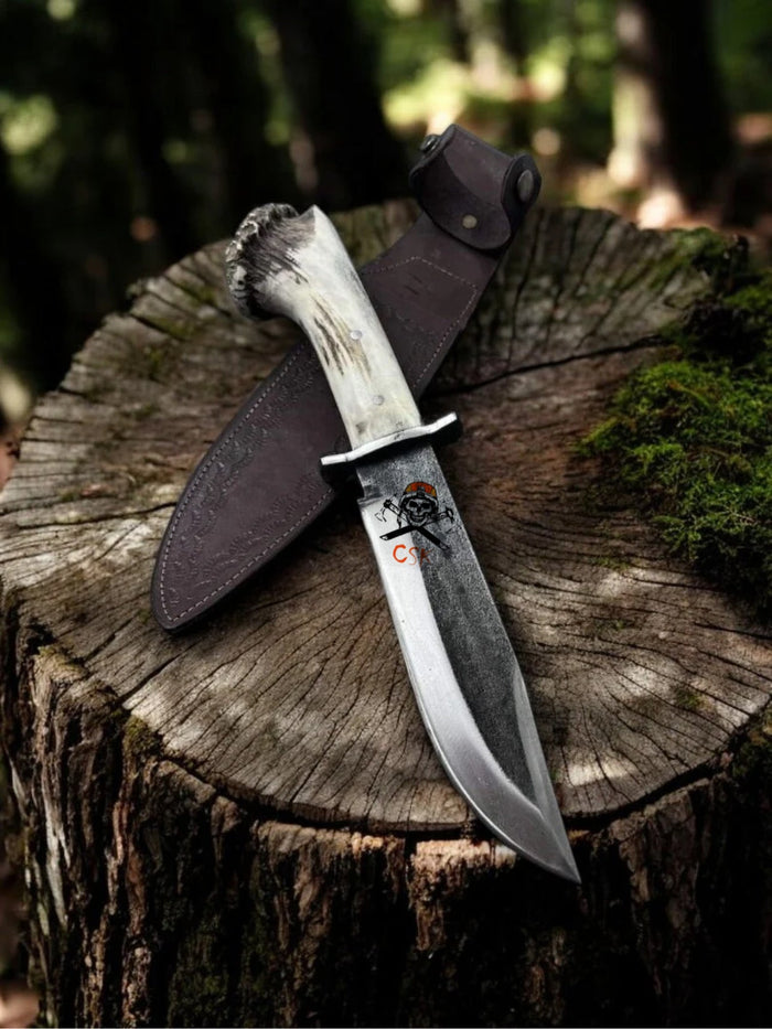 High Carbon Steel Blade Hunting Knife - 13” Overall Length cskforged