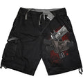 HOLSTER - Vintage Cargo Shorts Black Spiral USA