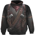 HOLSTER WRAP - Allover Hoody Black Spiral USA