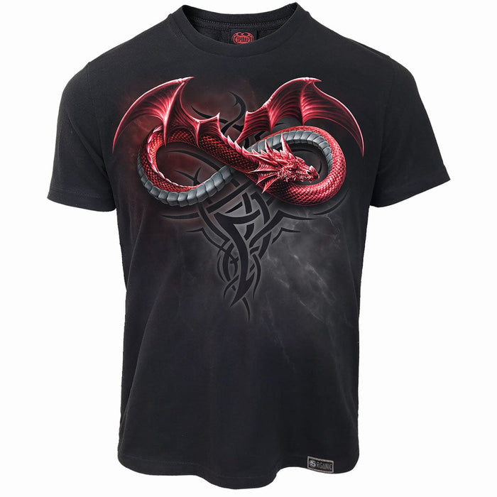 INFINITY DRAGONS - Organic T-Shirt Spiral USA