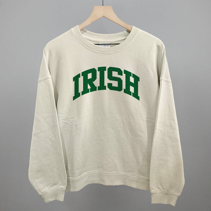 Oversized Boxy Crew / Bone / S