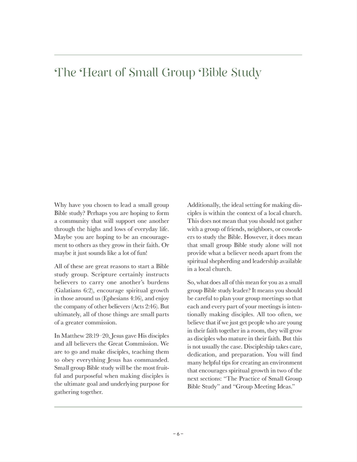 Inside of Is God Enough for Me Group Leader Guide
