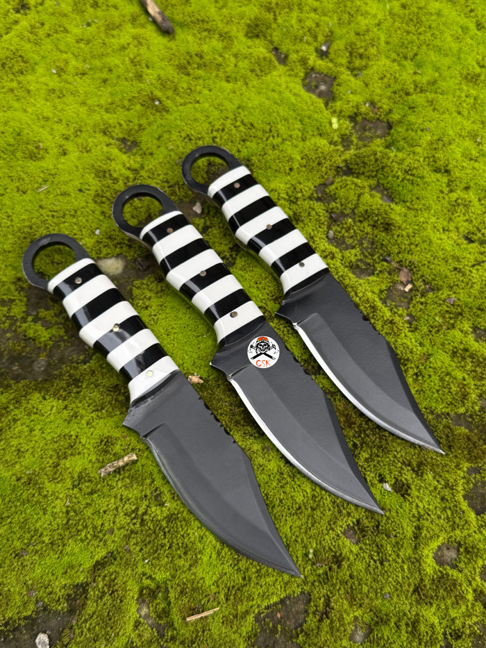 Jail Bird Carbon Steel Blades set cskforged