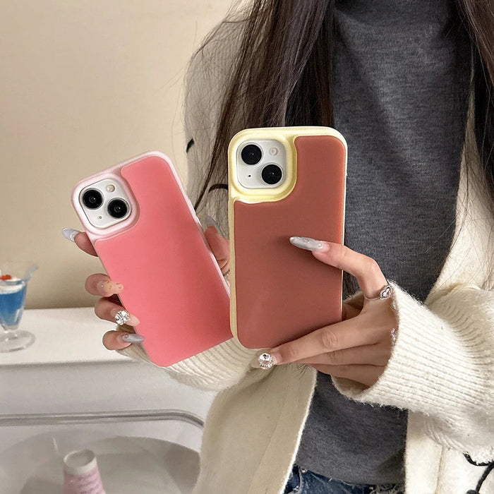 Jelly Colored Liquid Women Girls Magnetic Slim Soft Silicone Phone Case PhoneShells