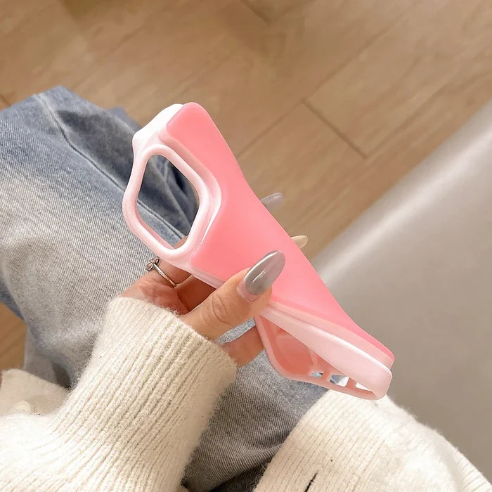 Jelly Colored Liquid Women Girls Magnetic Slim Soft Silicone Phone Case PhoneShells