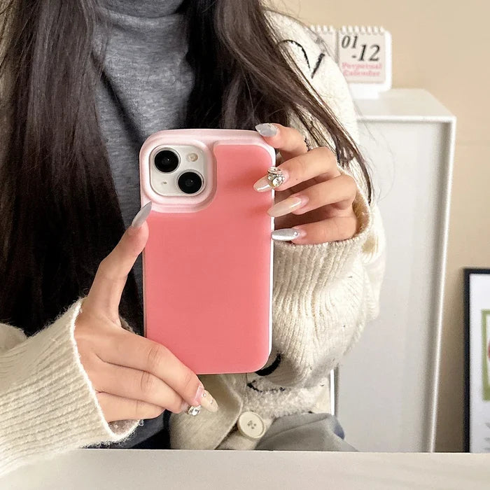 Jelly Colored Liquid Women Girls Magnetic Slim Soft Silicone Phone Case PhoneShells