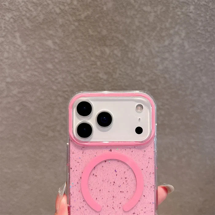 Jelly Glitter For Magsafe Wireless Charging Case For iPhone PhoneShells