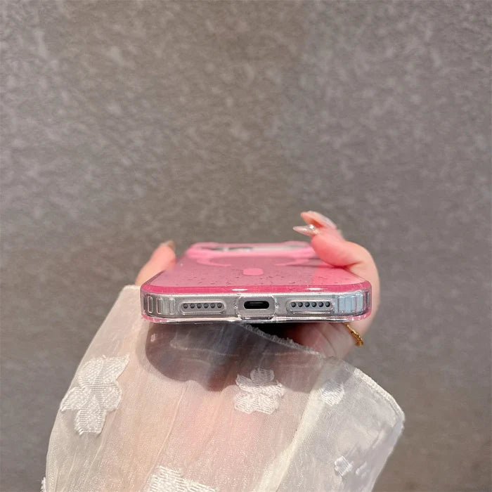Jelly Glitter For Magsafe Wireless Charging Case For iPhone PhoneShells