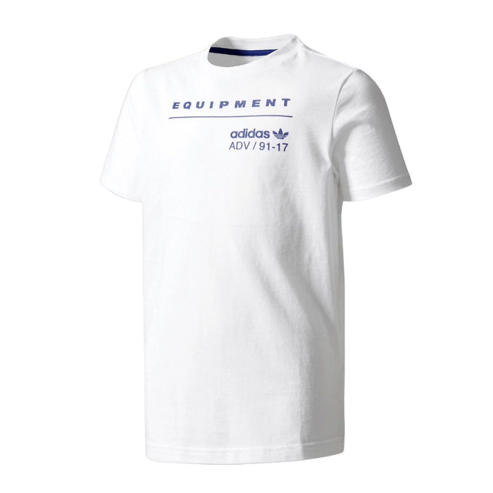 adidas Junior EQT TEE - White runnwalk