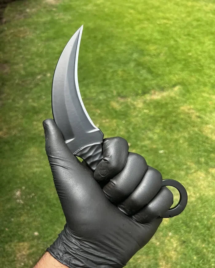 Karambit knife – Black EDC / Powder Coated cskforged