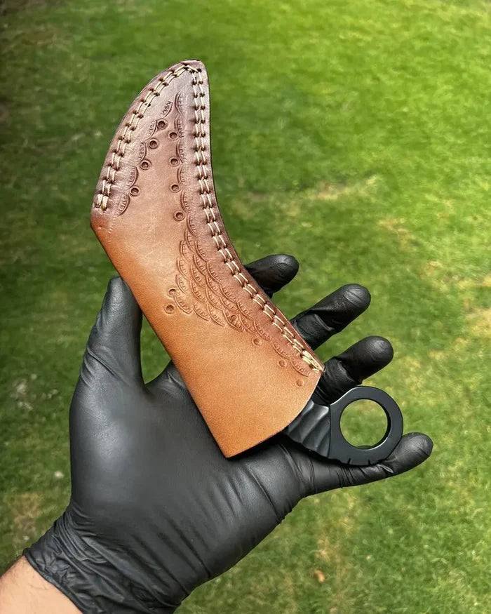 Karambit knife – Black EDC / Powder Coated cskforged