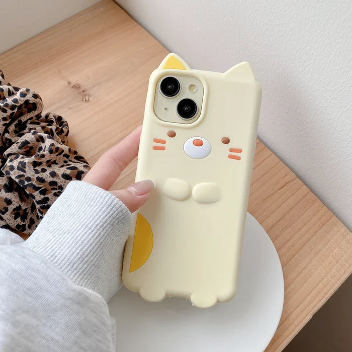 Kawaii Cartoon Sumikko Gurashi Cat Phone Case PhoneShells