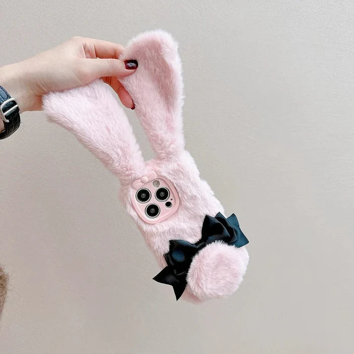 Kawaii Maid Bunny Plush Phone Case PhoneShells