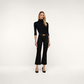 wax coated jean L'AGENCE
