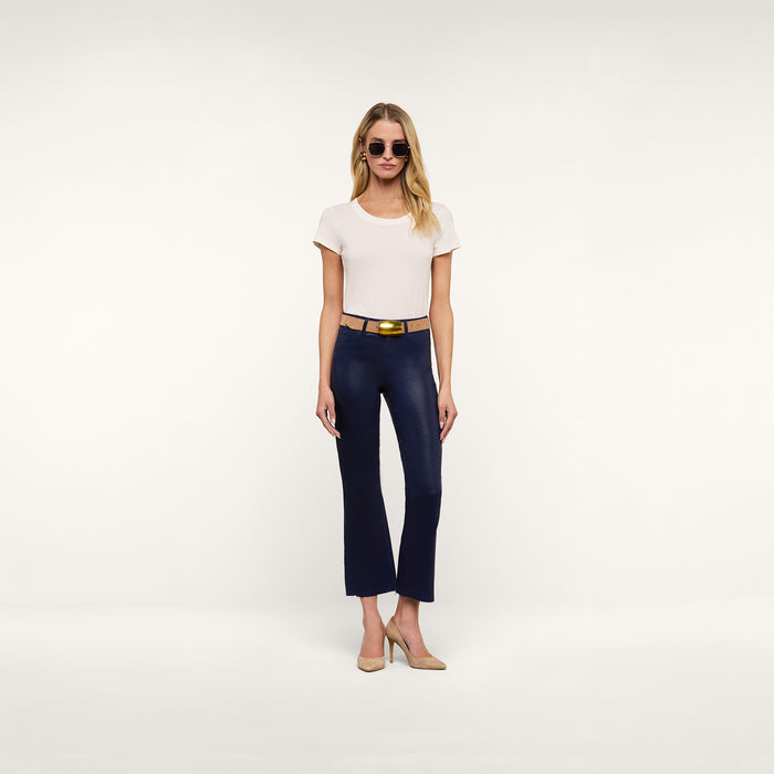 wax coated jean L'AGENCE