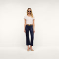 wax coated jean L'AGENCE