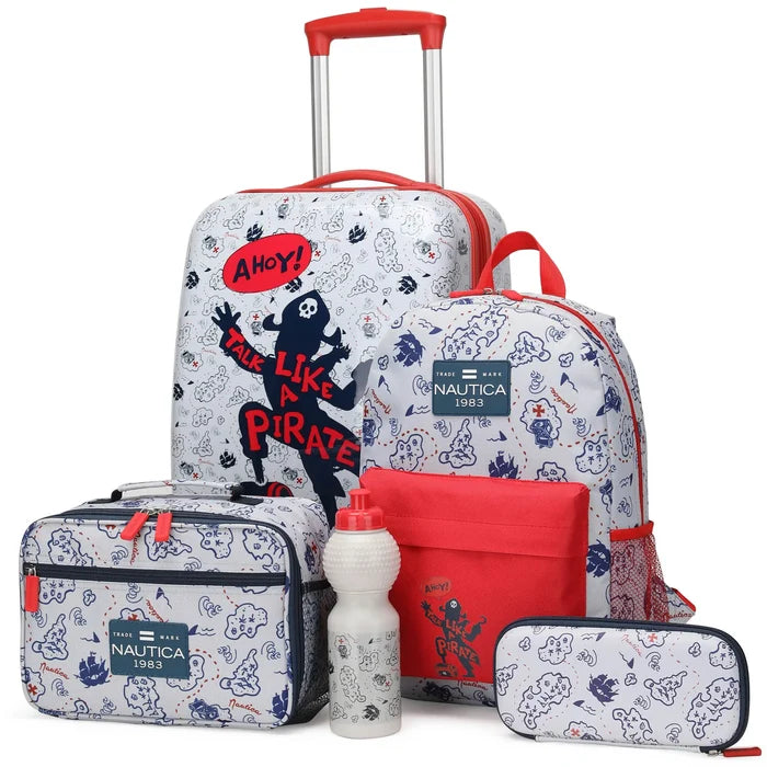 Kids Back to School 18" Carry-on Suitcase Set Nautica
