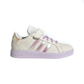 adidas Kids' Grand Court 2.0 Elastic Lace Sneakers runnwalk