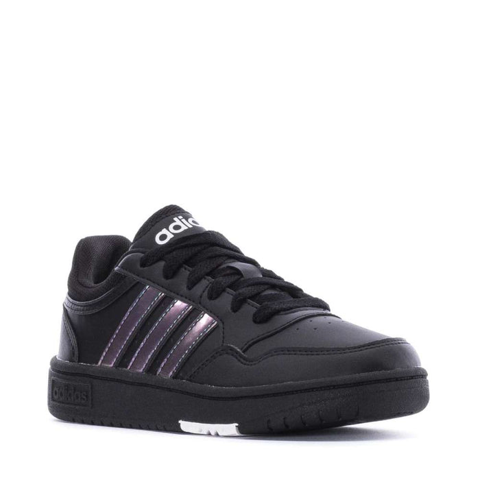adidas Kids' Hoops 3.0 Sneaker - Black runnwalk