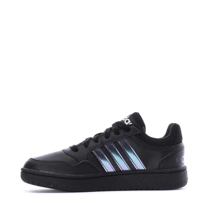 adidas Kids' Hoops 3.0 Sneaker - Black runnwalk