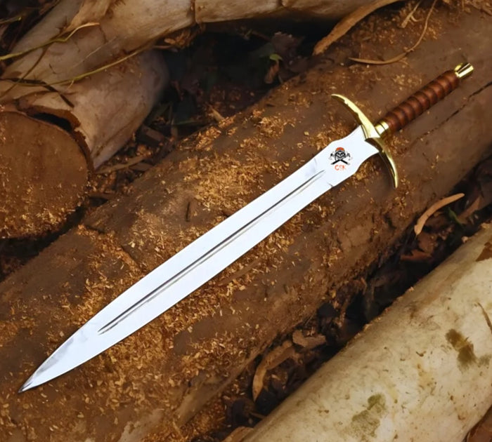 Kingslayer Arming Sword with Mirror Polish Blade cskforged