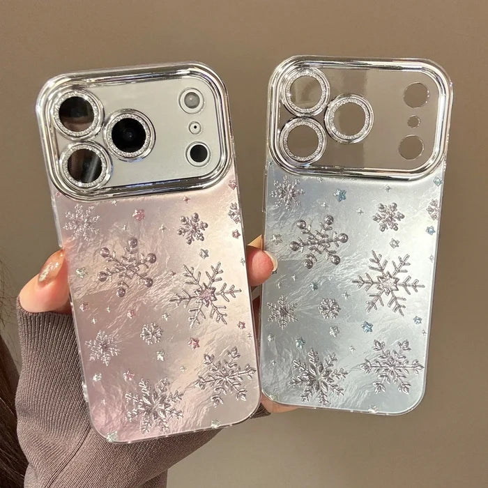 Korean Christmas Snowflakes Phone Case For iPhone PhoneShells