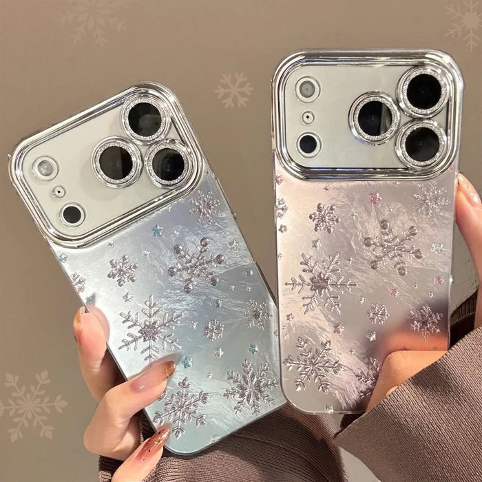 Korean Christmas Snowflakes Phone Case For iPhone PhoneShells